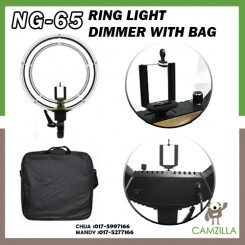 Ring Light NG-65 Adjustable Tube Light Brightness with Dimmer